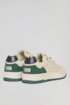 Polo Club Chaussures*Basket casual Cornell en cuir synthétique pour homme avec détails ton sur ton Vert