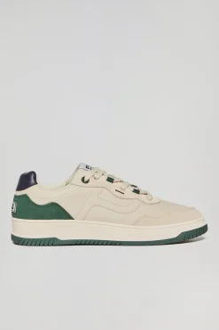 Polo Club Chaussures*Basket casual Cornell en cuir synthétique pour homme avec détails ton sur ton Vert