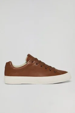 Polo Club Chaussures*Baskets en cuir synthétique Habana couleur pour homme avec détails Camel