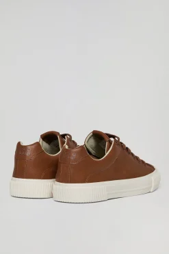 Polo Club Chaussures*Baskets en cuir synthétique Habana couleur pour homme avec détails Camel