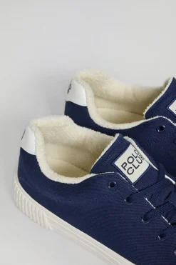 Polo Club Chaussures*Baskets en toile Habana pour homme avec détails Bleu Marine