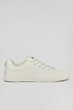Polo Club Chaussures*Baskets en toile Habana hes pour homme avec détails Blanc