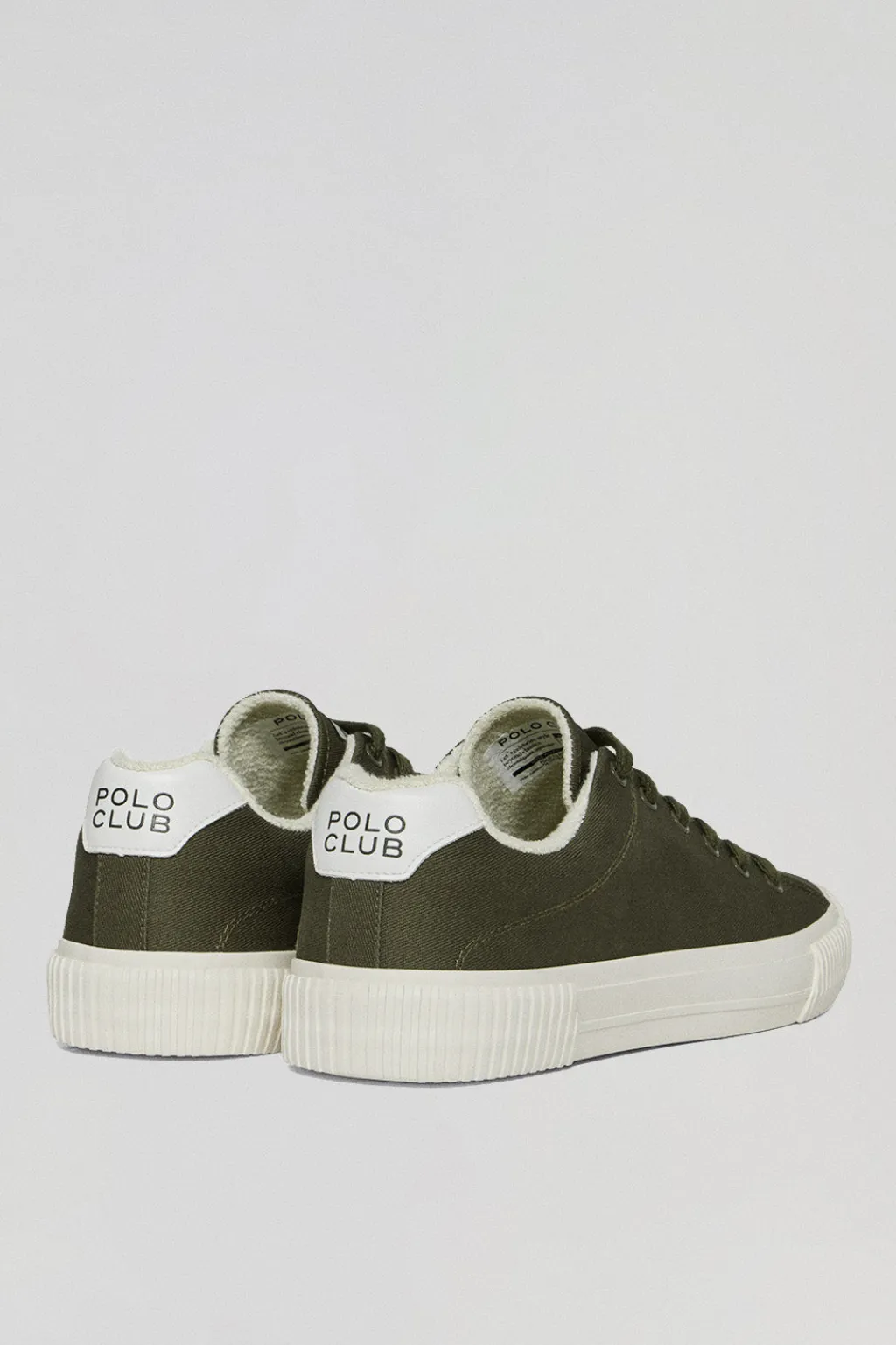 Polo Club Chaussures*Baskets en toile Habana vert pour homme avec détails Kaki