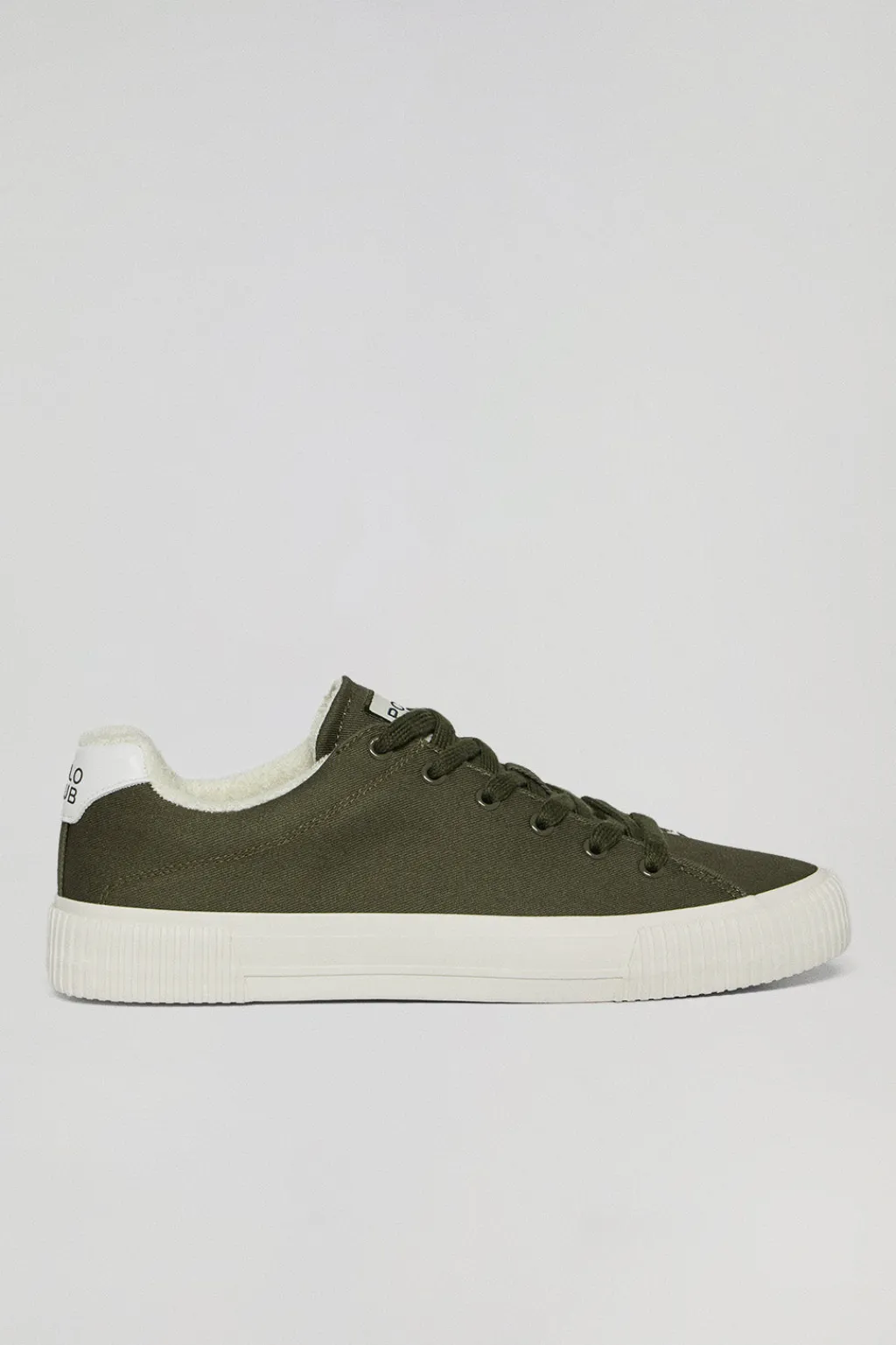 Polo Club Chaussures*Baskets en toile Habana vert pour homme avec détails Kaki