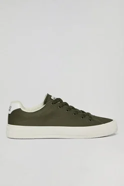 Polo Club Chaussures*Baskets en toile Habana vert pour homme avec détails Kaki