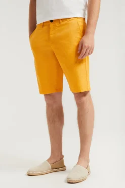 Polo Club Pantalons*Bermuda décontracté avec logo brodé Ambre
