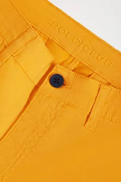 Polo Club Pantalons*Bermuda décontracté avec logo brodé Ambre