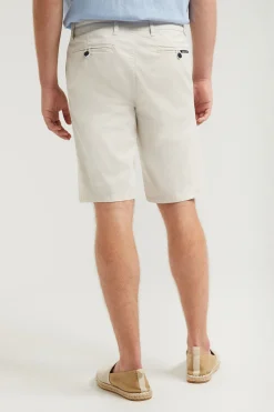 Polo Club Pantalons*Bermuda décontracté avec logo brodé Gris clair