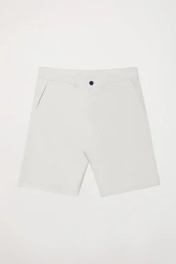Polo Club Pantalons*Bermuda décontracté avec logo brodé Gris clair
