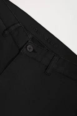 Polo Club Pantalons*Bermuda décontracté avec logo brodé Noir