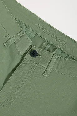 Polo Club Pantalons*Bermuda décontracté vert clair avec logo brodé Vert chaud