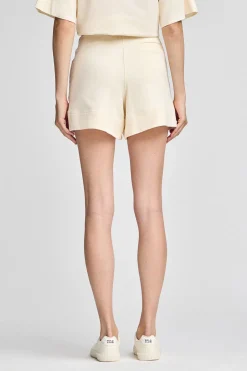 Polo Club Pantalons*Bermuda en coton écru à logo brodé Beige