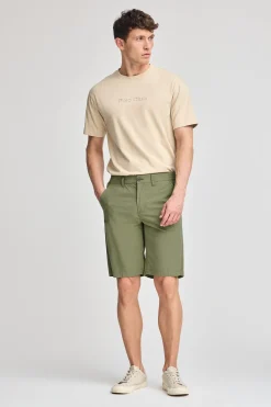 Polo Club Pantalons*Bermuda San Diego avec détails Kaki