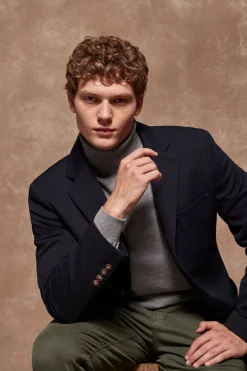 Polo Club Vestes*Blazer boutonné avec détails Bleu Marine