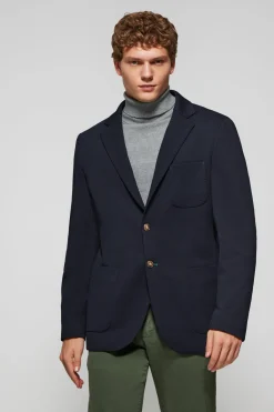 Polo Club Vestes*Blazer boutonné avec détails Bleu Marine