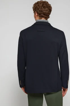 Polo Club Vestes*Blazer boutonné avec détails Bleu Marine