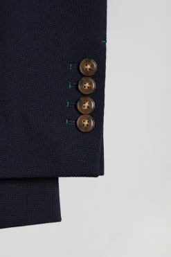 Polo Club Vestes*Blazer boutonné avec détails Bleu Marine