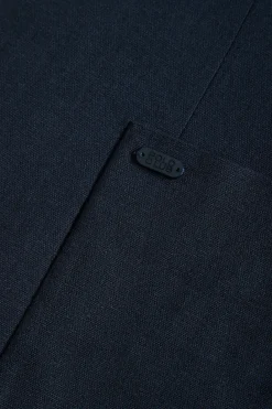 Polo Club Vestes*Blazer en lin boutonné avec détails Bleu Marine