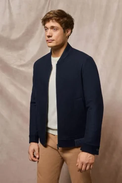 Polo Club Vestes*Blouson bomber Exeter avec détails Bleu Marine