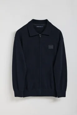 Polo Club Pulls*Cardigan en maille avec logo Bleu Marine