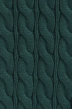 Polo Club Pulls*Cardigan émeraude à fermeture éclair complète avec écusson nautique Émeraude foncée