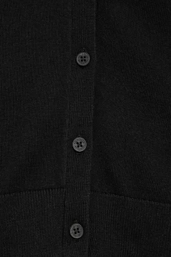 Polo Club Pulls*Cardigan en maille boutonnée avec col en V et broderie Rigby Go Noir
