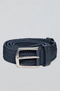 Polo Club Accessoires*Ceinture Baal tressée avec des détails Bleu Marine