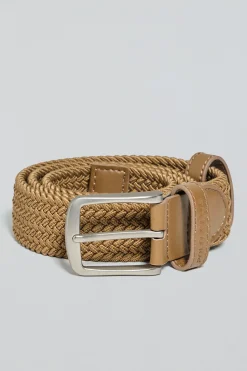 Polo Club Accessoires*Ceinture Baal tressée avec des détails Camel
