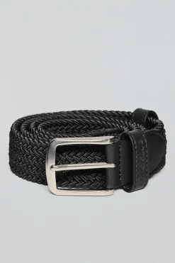 Polo Club Accessoires*Ceinture Baal e tressée avec des détails Noir
