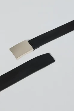 Polo Club Accessoires*Ceinture Bastian e avec boucle métallique et gravure Noir