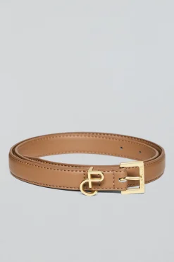 Polo Club Accessoires*Ceinture Beth marron avec détail monogramme PC Brun