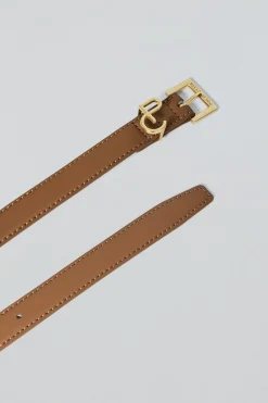Polo Club Accessoires*Ceinture Beth marron avec détail monogramme PC Brun