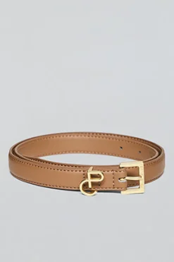 Polo Club Accessoires*Ceinture Beth marron avec détail monogramme PC Brun
