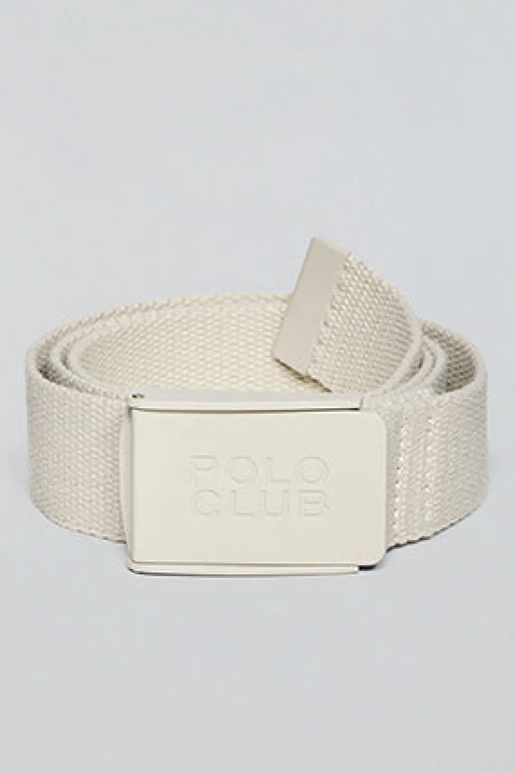 Polo Club Accessoires*Ceinture Brahim en toile avec boucle logo Beige