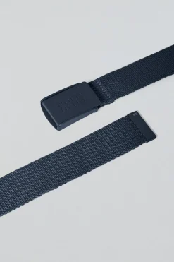 Polo Club Accessoires*Ceinture Brahim en toile avec boucle griffée Bleu Marine