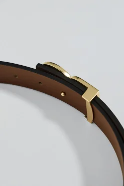 Polo Club Accessoires*Ceinture réversible Blair noire et marron avec boucle PC Noir-Marron
