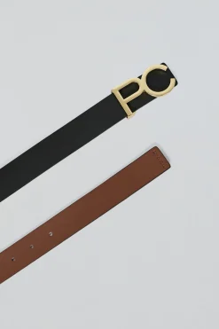 Polo Club Accessoires*Ceinture réversible Blair noire et marron avec boucle PC Noir-Marron