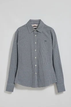 Polo Club Chemises*Chemise à carreaux Vichy e avec un logo brodé contrastant Bleu