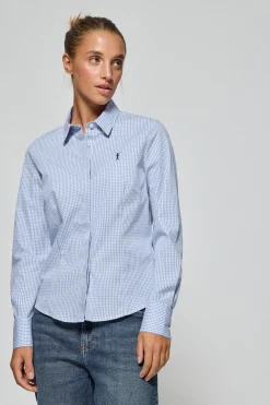 Polo Club Chemises*Chemise à carreaux Vichy e avec un logo brodé Rigby Go Bleu
