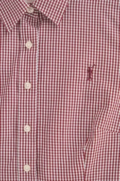 Polo Club Chemises*Chemise à carreaux Vichy bordeaux et logo Rigby Go Bourgogne