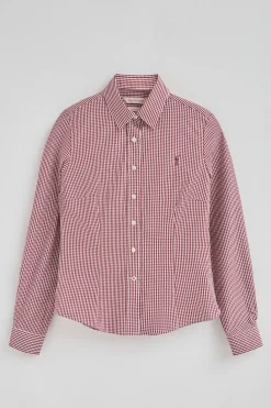 Polo Club Chemises*Chemise à carreaux Vichy bordeaux et logo Rigby Go Bourgogne