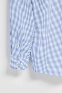 Polo Club Chemises*Chemise à carreaux Vichy e en popeline avec un logo brodé Rigby Go Bleu