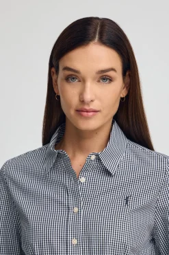 Polo Club Chemises*Chemise à carreaux Vichy et logo Rigby Go Bleu Marine