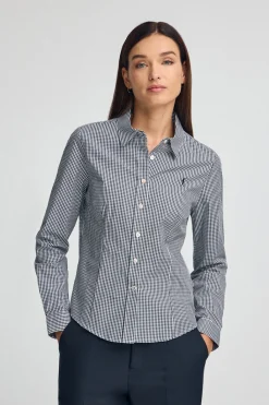 Polo Club Chemises*Chemise à carreaux Vichy et logo Rigby Go Bleu Marine