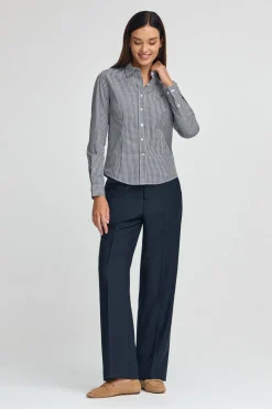 Polo Club Chemises*Chemise à carreaux Vichy et logo Rigby Go Bleu Marine