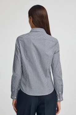 Polo Club Chemises*Chemise à carreaux Vichy et logo Rigby Go Bleu Marine