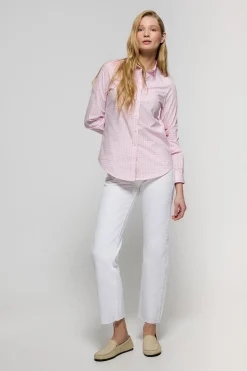 Polo Club Chemises*Chemise à carreaux Vichy et détail Rose