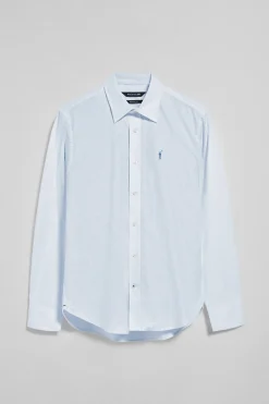 Polo Club Chemises*Chemise à rayures Yale bleu clair avec logo brodé Rigby Go Bleu Ciel