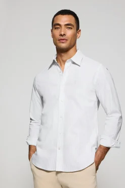 Polo Club Chemises*Chemise à rayures Yale grise claire avec logo brodé Rigby Go Gris clair