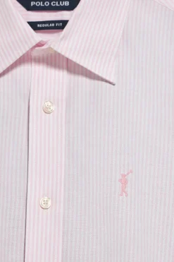 Polo Club Chemises*Chemise à rayures Yale roses avec logo brodé Rigby Go Rose clair